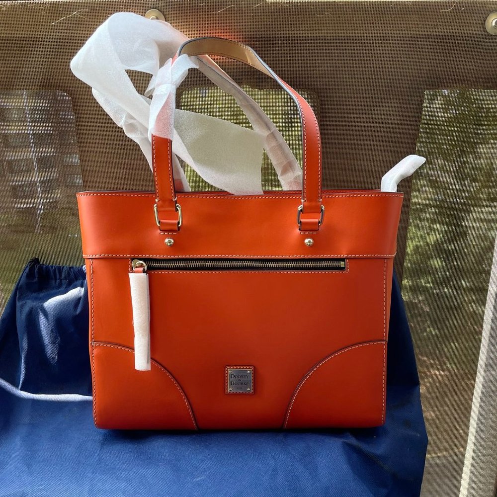 Dooney & Bourke Beacon Leather Zip-Top Large Tote - Mila